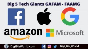 GAFAM Big 5 Tech Companies