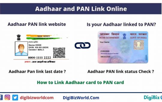 Aadhaar and PAN Link Online